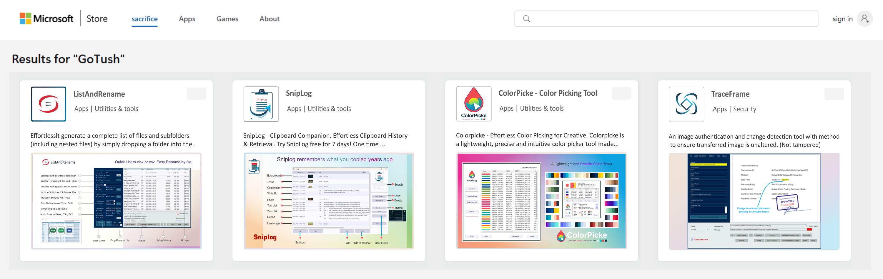 Microsoft Gotush banner